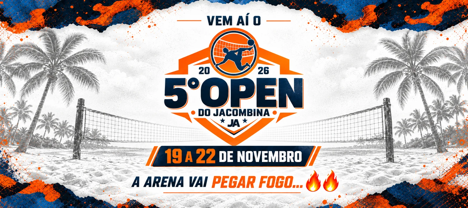 5º Open do Jacombina, de 19 a 22 de novembro de 2026